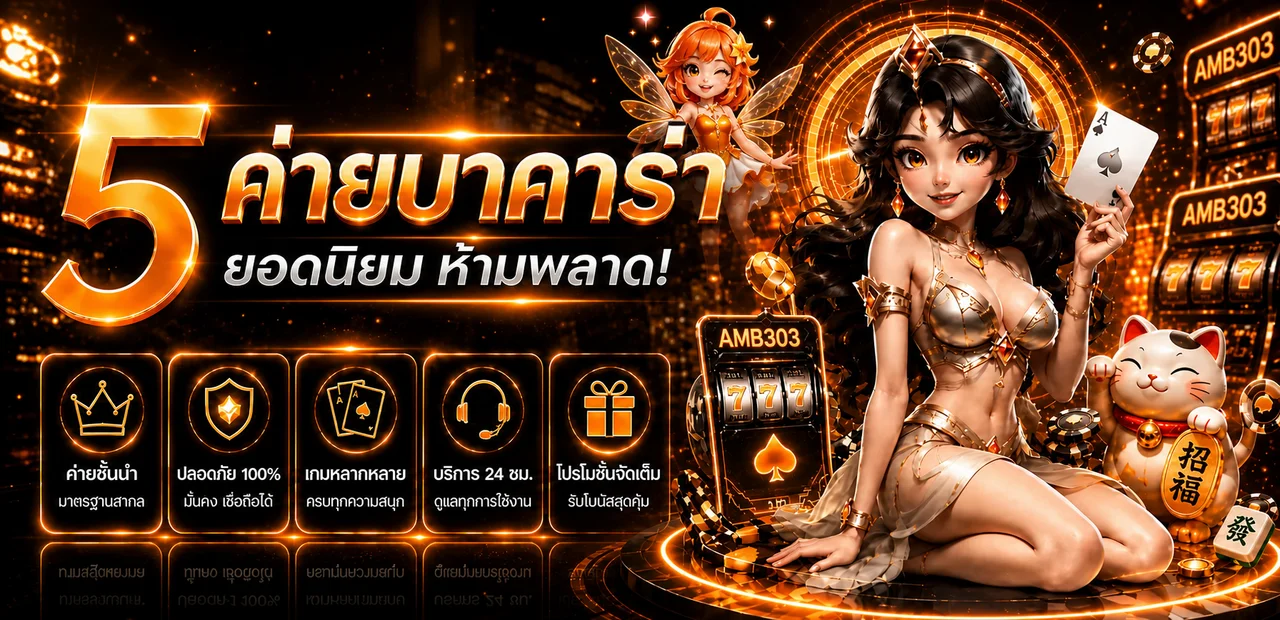 ภาพฟีเจอร์ AMB303 สล็อตและเกมออนไลน์